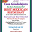 Guad Award Casa Guadalajara Best San Diego Mexican Restaurant